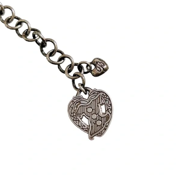 AUTHENTIC BRIGHTON COLLECTIBLES Necklace Pendant Charm GO RED FOR WOMEN With Tin - Picture 9 of 12